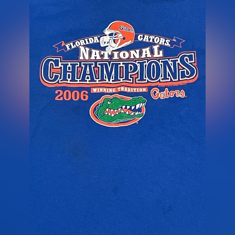 Vintage Step Ahead 2006 Florida Gators Champion Shirt Size 2XL - Picture 2 of 5